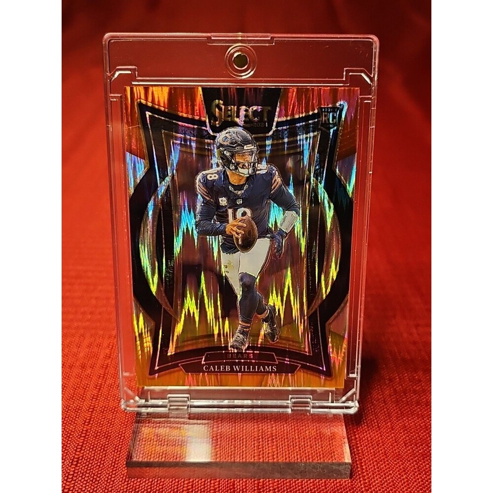 2024 Panini Select  Concourse Caleb Williams #25  Shock Prizm (RC) Chicago Bears - Picture 3 of 3